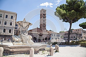 The church of Santa Maria in Cosmedin